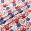 SINGER® Fabric, 100% Cotton, Flags & Flowers, Cut by the Yard