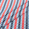 SINGER® Fabric, 100% Cotton, Red White And Blue Stars In Line, Cut by the Yard