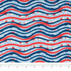 SINGER® Fabric, 100% Cotton, Americana Wavey Lines, Cut by the Yard