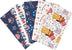 Tela SINGER®, 100 % algodón, 18 x 21 pulgadas, lote de 5 «fat quarters», «Usa & Dogs»