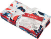 SINGER®  Fabric, 100% Cotton, 18 x 21 Inches, 5 Piece Fat Quarter Bundle, Football Pack