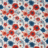 Tela SINGER®, 100 % algodón, 18 x 21 pulgadas, lote de 5 «fat quarters», diseño «Patriotic Flowers»