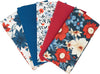 SINGER®  Fabric, 100% Cotton, 18 x 21 Inches, 5 Piece Fat Quarter Bundle