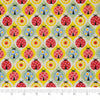 SINGER® Fabric, 100% Cotton, Colorful Ladybugs, Cut by the Yard
