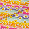 SINGER® Fabric, 100% Cotton, Modern Daisy Stripes, Cut by the Yard