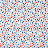 SINGER® Fabric, 100% Cotton, Red Wht Blue Watercolor Dots, Cut by the Yard