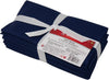 SINGER®  Fabric, 100% Cotton, 18 x 21 Inches, 5 Piece Fat Quarter Bundle, Navy Solid