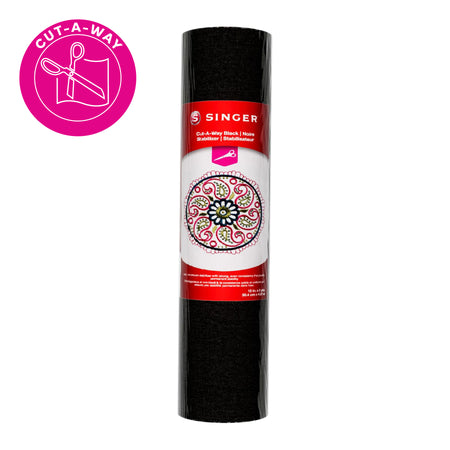 SINGER® Cut-A-Way Black Stabilizer 12 inches x 5 yards -- Product Image