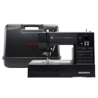 SINGER® Heavy Duty 6600C Sterling Computerized Sewing Machine & Black Hard Case Bundle