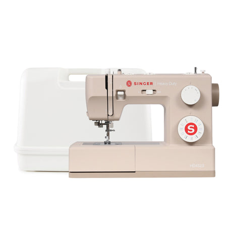 SINGER® Heavy Duty 4523™ Next Evolution Beige Sewing Machine & Hard Case Bundle
