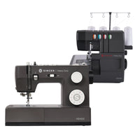 SINGER® Heavy Duty Next Evolution Charcoal 4552 Sewing Machine & 0460 Serger Bundle