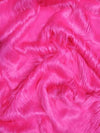 Tela de piel sintética de gorila, de pelo largo, en color marrón claro liso / Se vende por yardas