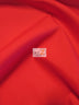 Tejido de poliéster y algodón, liso, de gran gramaje, tipo uniforme / Rojo / Se vende por metros
