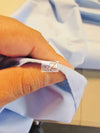 Poly Cotton Fabric Solid Heavyweight Uniform / White / Sold By The Yard