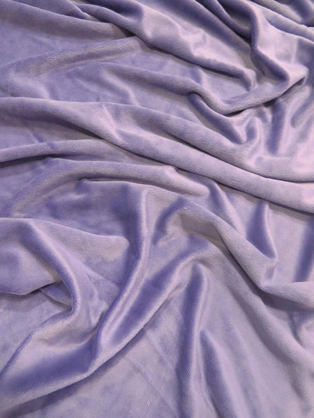 Lilac Minky Solid Baby Soft Fabric