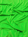 Neon Green Minky Solid Baby Soft Fabric / Sold by the Yard