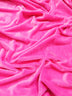 Neon Pink Minky Solid Baby Soft Fabric / Sold by the Yard
