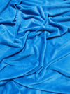 Tela suave para bebé «Peacock Minky» en color liso