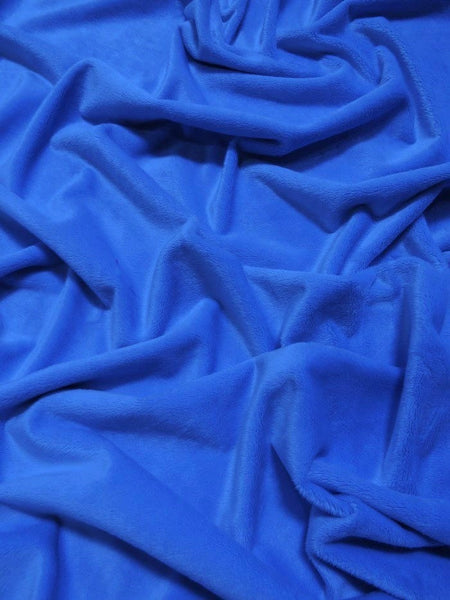 Royal Blue Minky Solid Baby Soft Fabric