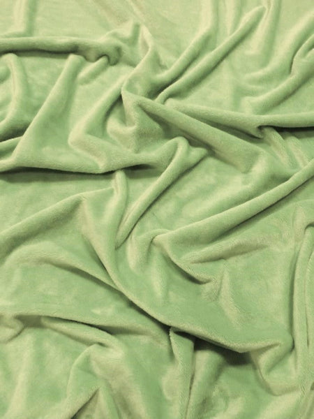 Sage Minky Solid Baby Soft Fabric