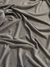 Steel Minky Solid Baby Soft Fabric