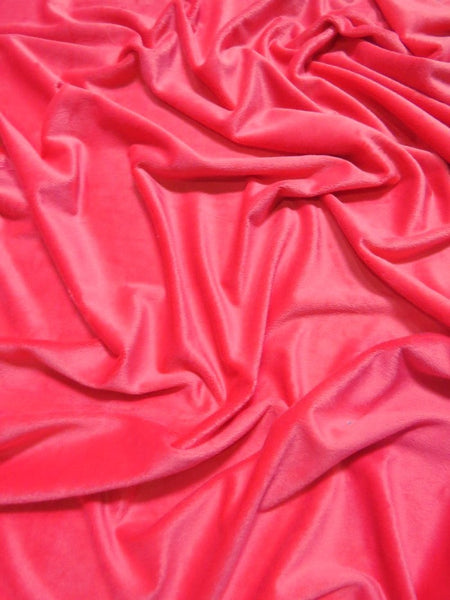 Watermelon Minky Solid Baby Soft Fabric