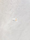 White Minky Shaggy Baby Soft Fabric / Sold By The Yard
