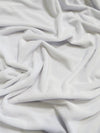 White Minky Solid Baby Soft Fabric
