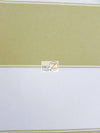 2 Tone Stripe Deck Canvas Outdoor Waterproof Fabric / Olive/Ivory / Sold By The Yard Closeout!!!