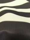 2 Tone Stripe Deck Canvas Outdoor Waterproof Fabric / Olive/Ivory / Sold By The Yard Closeout!!!