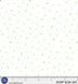 Sorbet Flannel White With Green Tonal Dots Cotton 44" / 45" Fabric per yard