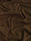 Solid Fleece Fabric / Brown||color:Brown