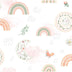 Springs Creative Flannel Moon Beam Rainbow Baby