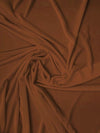 Tela elástica de terciopelo y spandex, 360 gramos, para disfraces / Color caramelo / Se vende por yarda