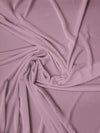 Stretch Velvet Velour Spandex 360 Grams Costume Fabric / Mauve / Sold By The Yard