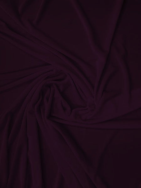 Tela elástica de terciopelo, velour y spandex para disfraces, 360 gramos / Color pasas / Se vende por yardas
