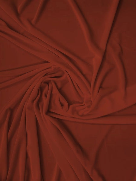 Tela elástica de terciopelo y spandex, 360 gramos, para disfraces / Color óxido / Se vende por yardas
