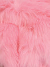 Tela de piel sintética de pelo corto / Pink Lemonade / Se vende por yardas