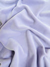 Tela elástica de felpa Minky en color morado / Tela lisa y suave, vendida por metros
