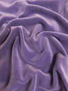 Tela elástica de felpa Minky en color morado / Tela lisa y suave, vendida por metros