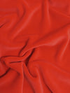 Tela Minky elástica roja tipo mochi / Tela lisa y suave, vendida por metros