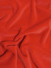 Tela Minky elástica roja tipo mochi / Tela lisa y suave, vendida por metros