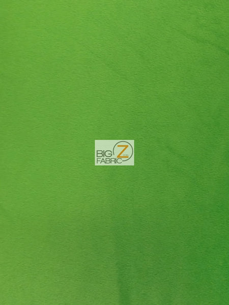 Tejido de felpa verde Kelly liso de pelo corto / Se vende por metros