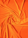 Tela elástica de terciopelo y spandex, 360 gramos, para disfraces / Naranja / Se vende por yarda