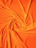 Tela elástica de terciopelo y spandex, 360 gramos, para disfraces / Naranja / Se vende por yarda