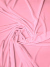 Stretch Velvet Velour Spandex 360 Grams Costume Fabric / Pink / Sold By The Yard
