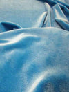 Tejido elástico de terciopelo y spandex, 360 gramos, para disfraces / Gris carbón / Se vende por yardas