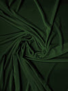 Tela elástica de terciopelo y spandex, 360 gramos, para disfraces / Verde cazador / Se vende por yarda