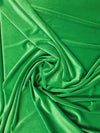 Tejido elástico de terciopelo y spandex, 360 gramos, para disfraces / Verde Kelly / Se vende por yardas
