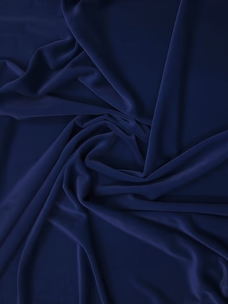 Stretch Velvet Velour Spandex 360 Grams Costume Fabric / Royal Blue / Sold By The Yard